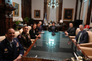 Milei con el Jefe del Comando Sur de Estados Unidos