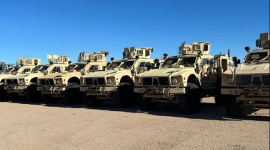 El Ejército de Uruguay recibió el primer lote de vehículos militares provenientes de Estados Unidos