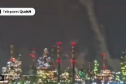 Recientes imágenes muestran el momento en que un misil balístico iraní impactó una refinería en Haifa durante la llamada "guerra de 12 días"