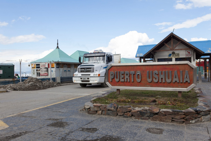 Acceso operativo al Puerto de Ushuaia. Fuente: Christian Ender / Getty Images