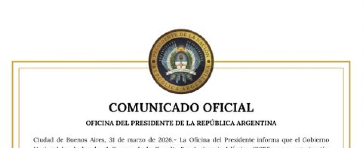 Milei declara a la Guardia Revolucionaria de Irán como organización terrorista