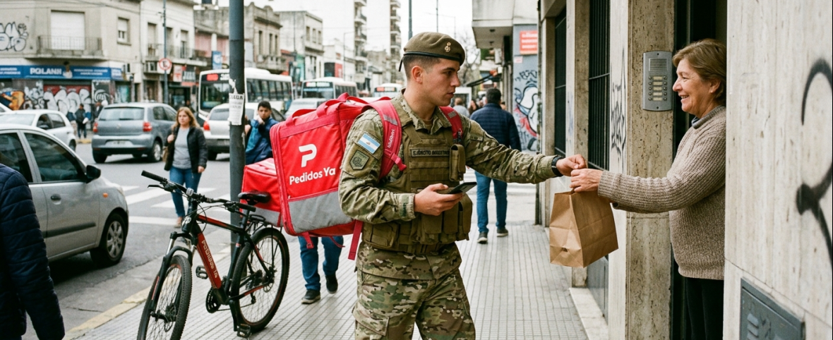 La Vocación Militar que Termina en un "aplicación" Mientras el Gobierno Habla de ‘Revalorización’”