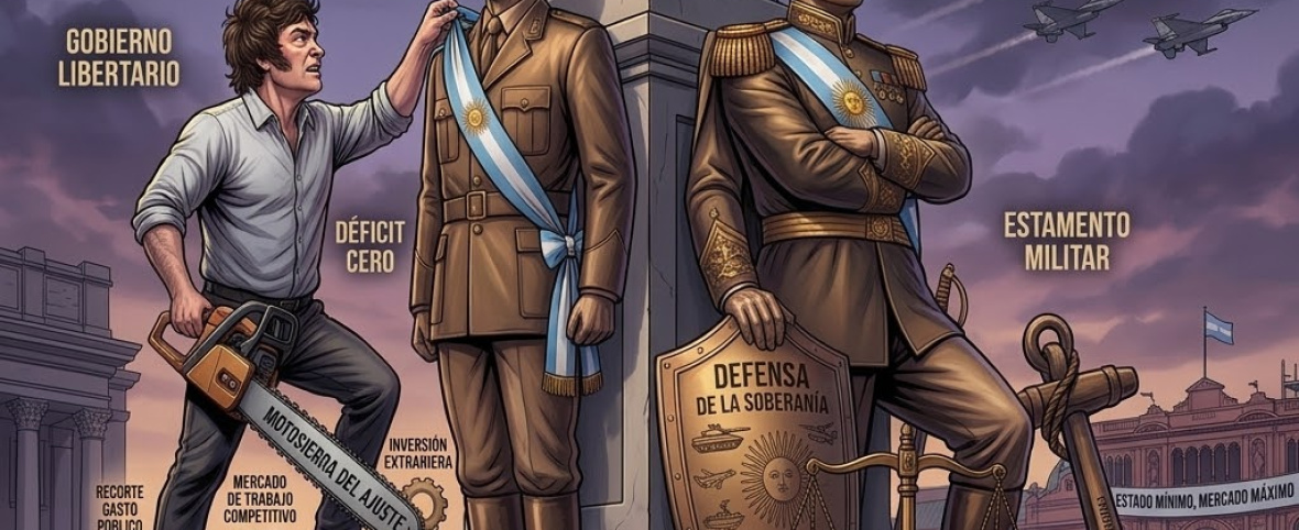 La trinchera del mercado: El dilema ideológico de las Fuerzas Armadas bajo el prisma libertario