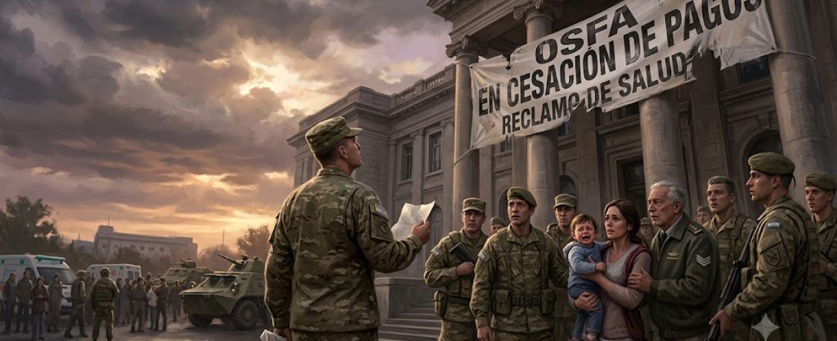 Alerta en las Fuerzas Armadas: Qué significaría que OSFA entre en cesación de pagos y cuál es su impacto real