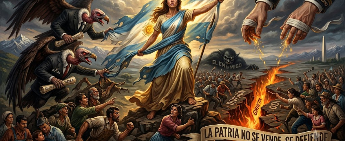 La Patria no se vende, se defiende: Basta de grietas al servicio del despojo