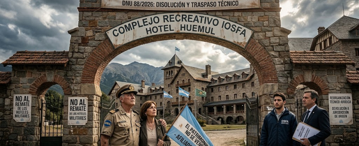 La trama oculta de la hotelería militar: Ajuste patrimonial, disputa jurídica y la fractura de la protección social
