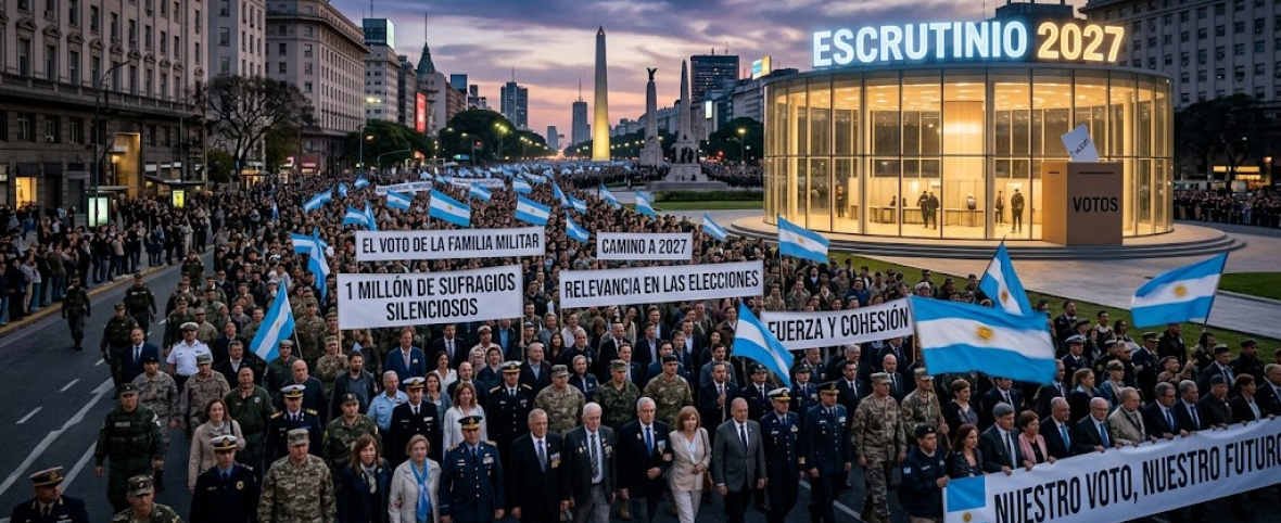 El «Voto Militar»: el millón de sufragios silenciosos que puede inclinar la balanza en 2027