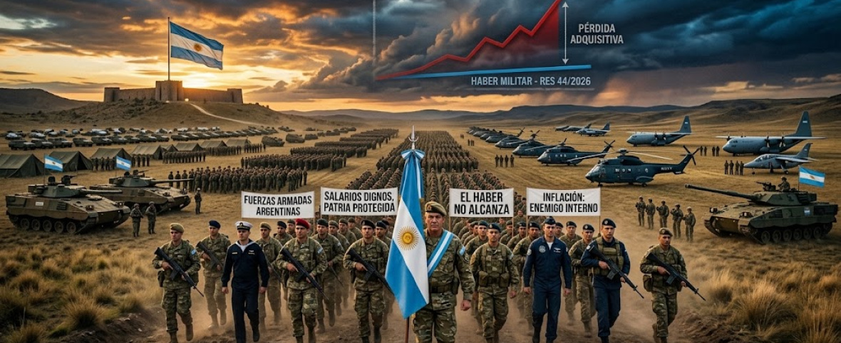 ¿Por qué el aumento a las Fuerzas Armadas NO alcanza y el sueldo queda "en baja" a fin de año?