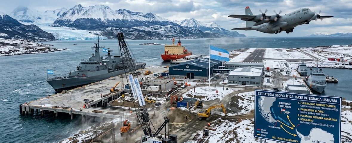Ushuaia: La Base Naval que Despierta a los Gigantes y Redibuja el Mapa del Sur