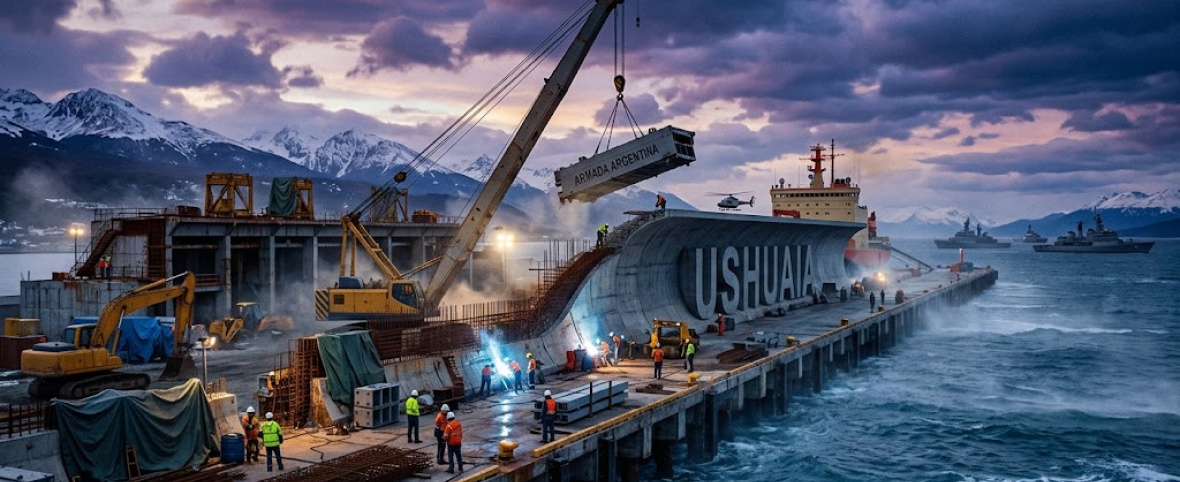 De la motosierra al Atlántico Sur: el giro estratégico para reactivar la Base Naval de Ushuaia