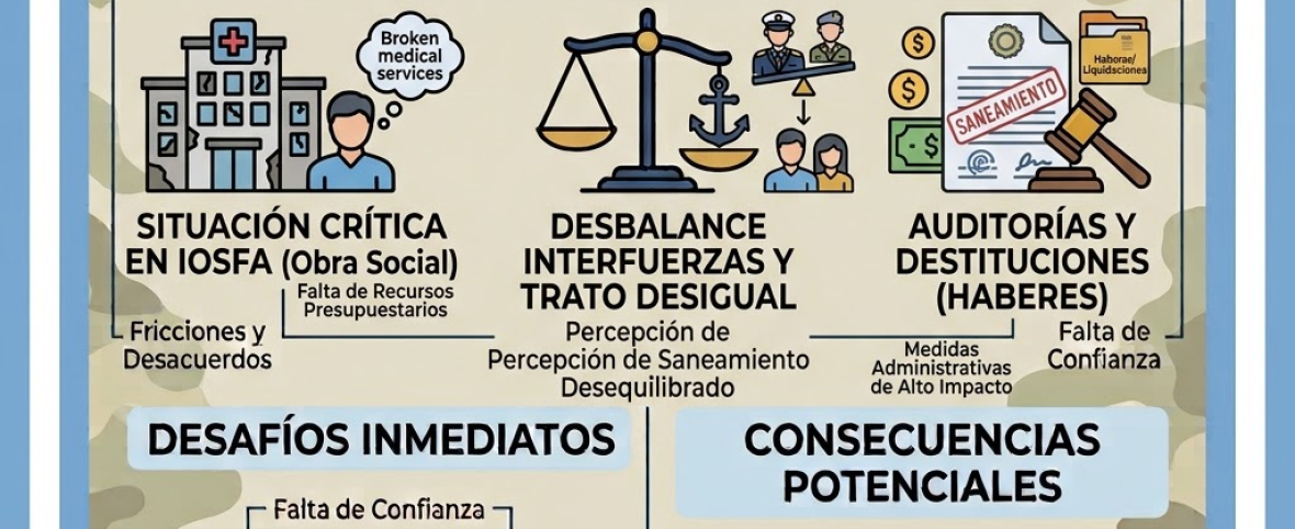 Creciente tensión en los mandos militares: el estilo de gestión de Carlos Presti genera fricciones y malestar en el ámbito castrense