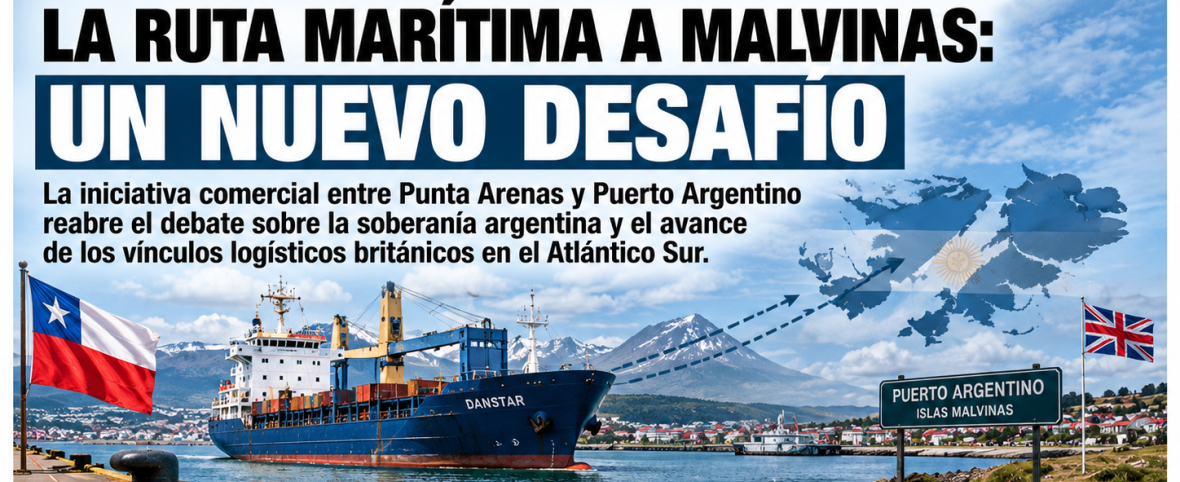Punta Arenas–Malvinas: una ruta marítima que enciende las alarmas geopolíticas en la Argentina