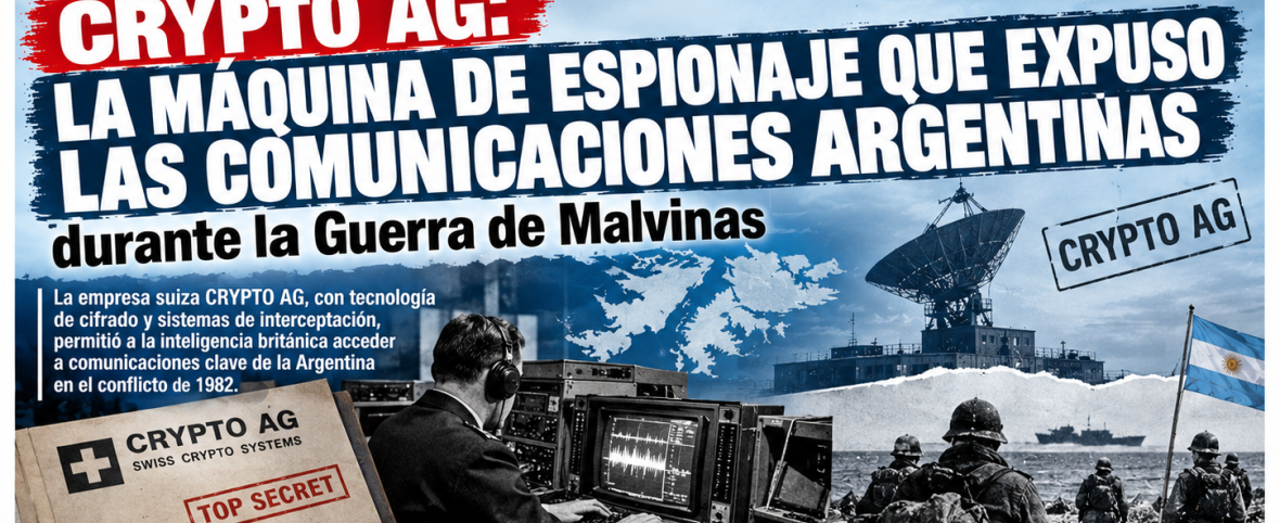 Crypto AG: cómo la CIA espió las comunicaciones argentinas durante la Guerra de Malvinas