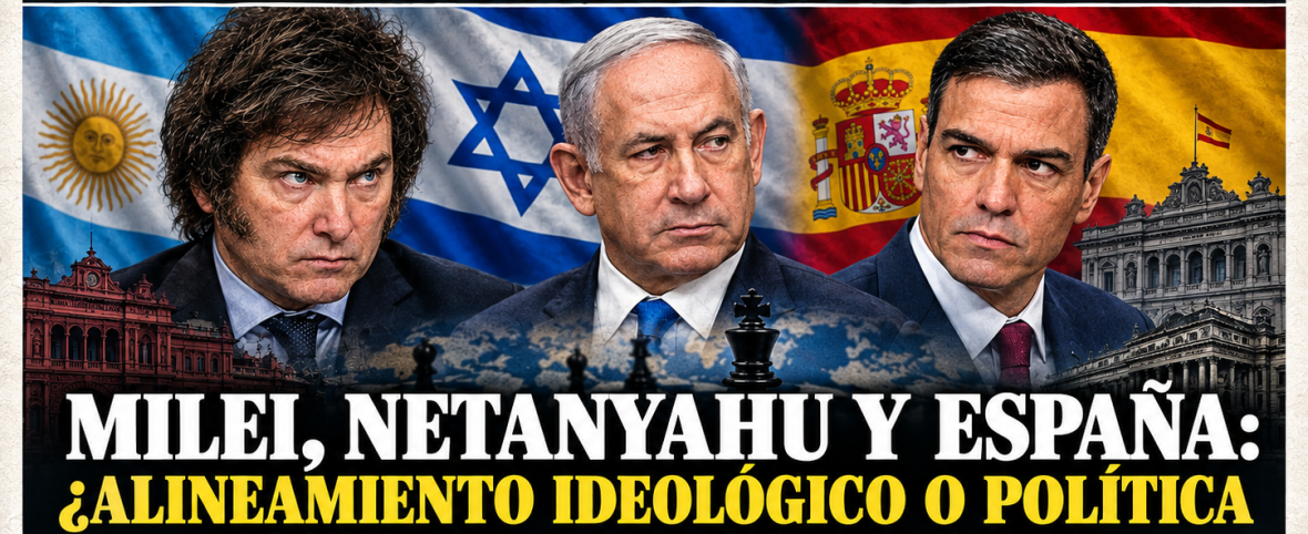 MILEI, NETANYAHU Y ESPAÑA: ¿ALINEAMIENTO IDEOLÓGICO O POLÍTICA EXTERIOR BAJO INFLUENCIA?