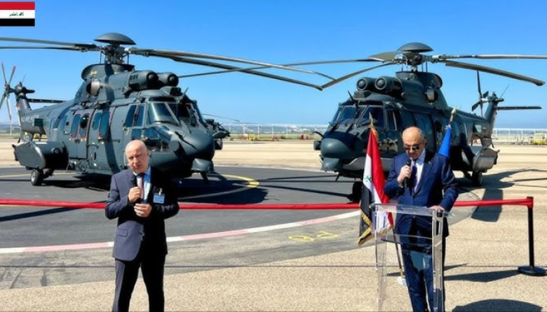 Irak ha recibido sus primeros helicópteros Caracal de nueva construcción, específicamente modelos H225M