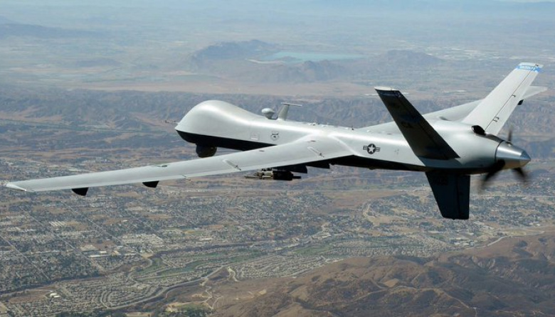 El incidente entre el avión de combate ruso Sukhoi Su-27 y el dron estadounidense , dron MQ-9