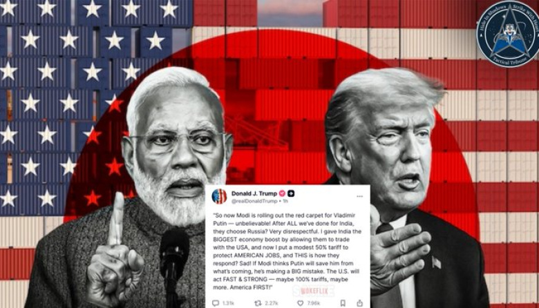 Trump quiere imponer un 100 % a India