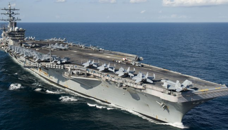 Fuerzas estadounidenses derriban un dron iraní cerca del USS Abraham Lincoln en aguas internacionales