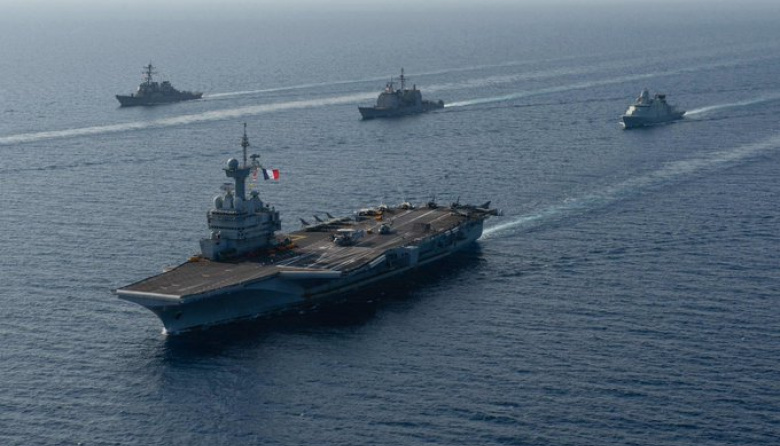 El Portaaviones Nuclear Francés FS Charles de Gaulle (R91) Redirigido al Mediterráneo Oriental en Medio del Conflicto con Irán