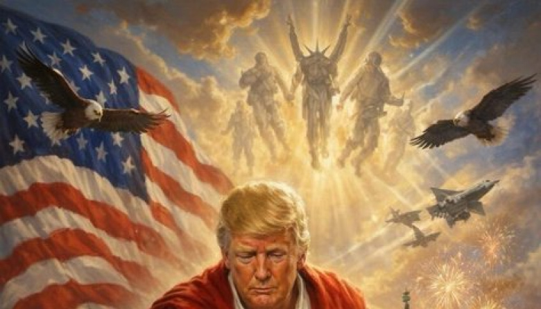 ¡Trump se presenta como sanador! Publica imagen generada por IA con “poderes curativos” y desata fuerte polémica