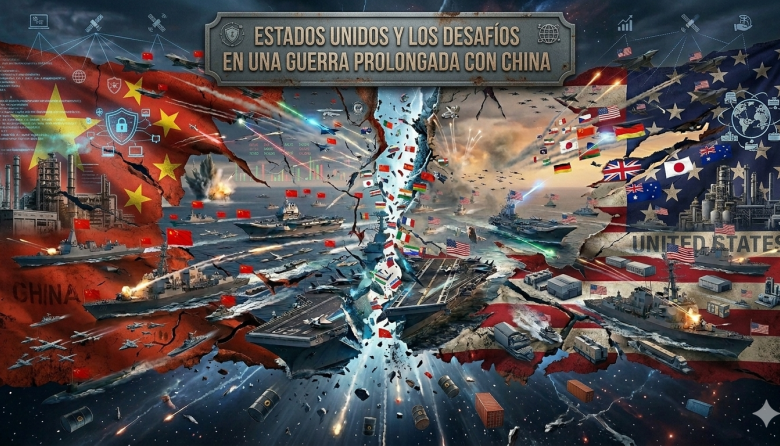 Estados Unidos enfrentaría graves desafíos en una guerra prolongada contra China