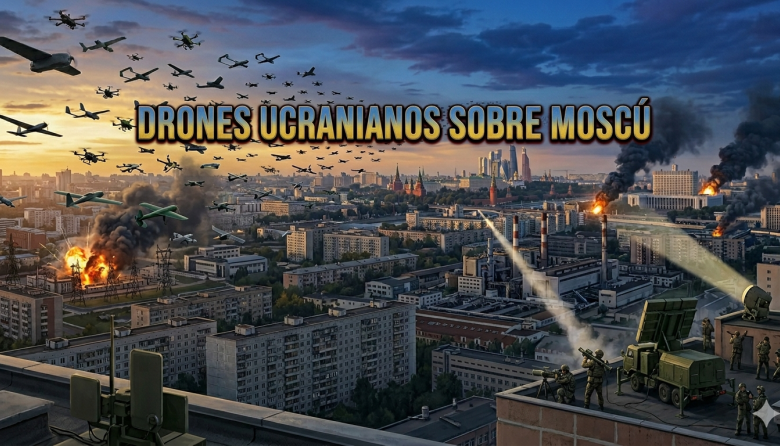 “Ucrania Ejecuta su Mayor Ataque contra Moscú desde el Inicio de la Guerra: Más de 500 Drones en una Noche”
