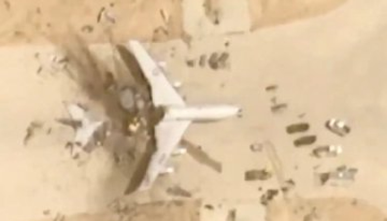 Un AWACS estadounidense fue destruido en tierra por drones iraníes en Arabia Saudita, con 12 heridos