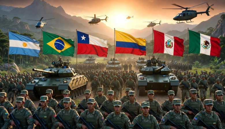 Ranking del Esfuerzo Militar en América Latina 2026: Porcentaje del PIB y Gasto Per Cápita