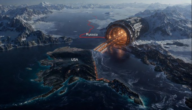 Rusia anuncia que construirá un túnel a Alaska bajo el Estrecho de Bering