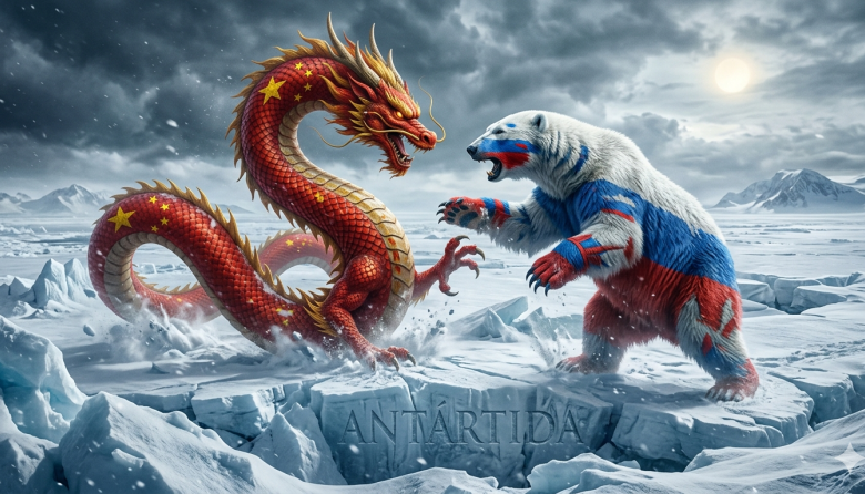 “El Dragón y el Oso Rojo en el Continente Blanco: La Presencia Creciente de China y Rusia en la Antártida”
