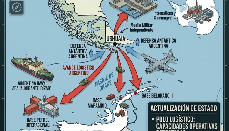 Ushuaia y la proyección del Polo Logístico Antártico