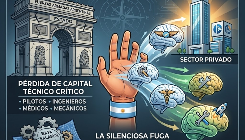La silenciosa pérdida de capital técnico en las Fuerzas Armadas Argentinas