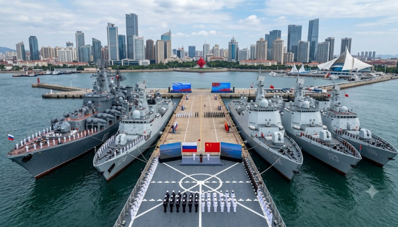 Rusia y China Desatan 'Interacción Marítima-2026' frente a Qingdao