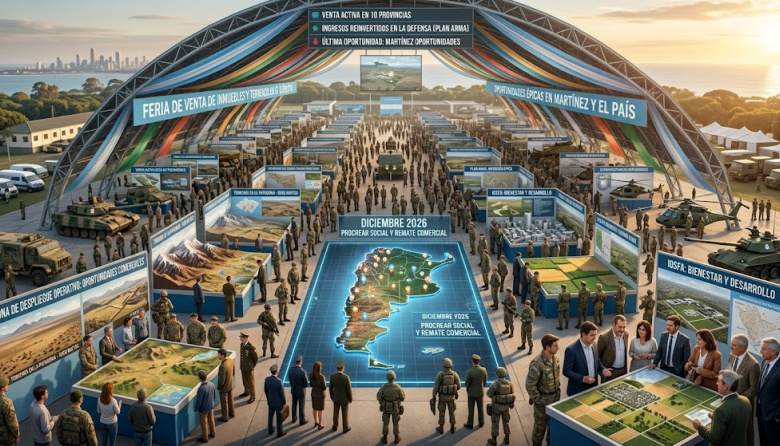 Feria de Venta de Inmuebles y terrenos en el Ejercito