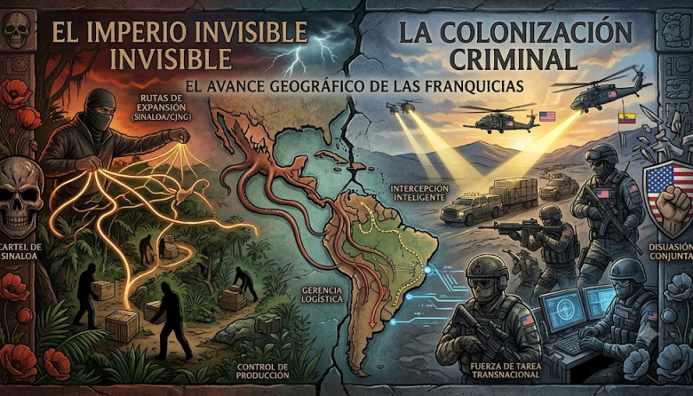 La colonización criminal de Sinaloa y el CJNG en Centro y Sudamérica