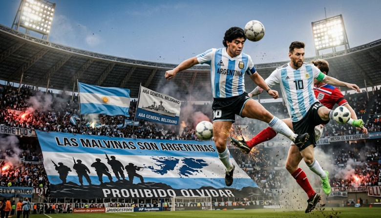 Cuando el fútbol roza la herida abierta de Malvinas
