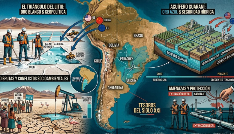 La Fiebre del Oro Blanco y el Oro Azul: ¿Está Sudamérica Lista para Defender sus Tesoros del Siglo XXI?