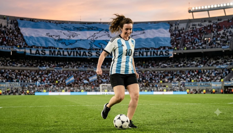 Victoria Villarruel "se puso la camiseta" y calentó la previa contra Inglaterra: "Jugamos contra los piratas usurpadores"