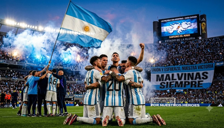 La Leyenda del Corazón Indomable: El Día que el Fútbol Lloró de Orgullo y Malvinas Volvió a Latir