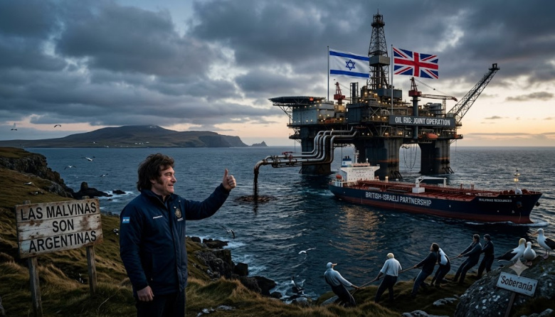 El "amigo" de Milei se queda con el crudo: La paradoja israelí en las Islas Malvinas