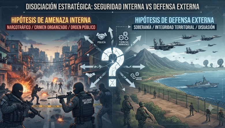 La Disociación Estratégica entre la Seguridad Interna y la Defensa Externa en América Latina