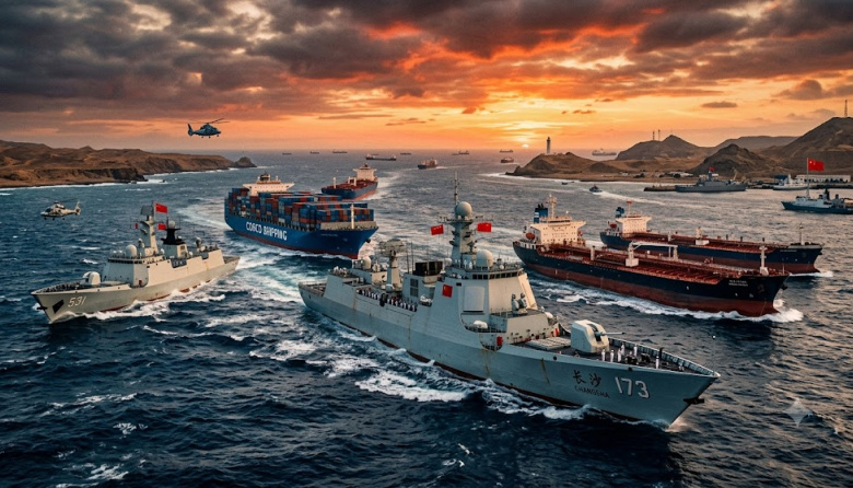 Escolta Naval en el Mar Rojo y el Asalto del Petroyuan al Dominio SWIFT