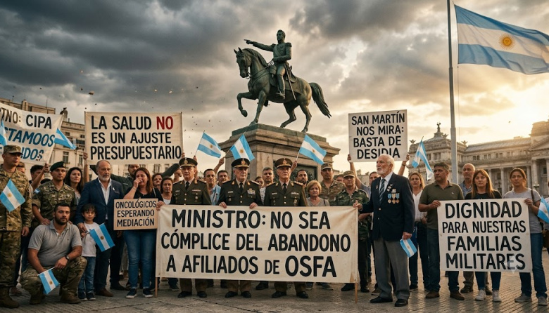 La mirada de San Martín y la deuda con la familia militar: La urgente crisis de OSFA
