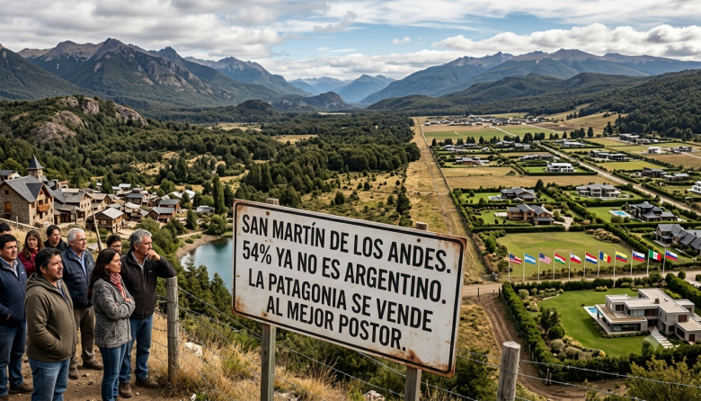 “Alarma en San Martín de los Andes: Más de la mitad de sus tierras ya son de extranjeros”