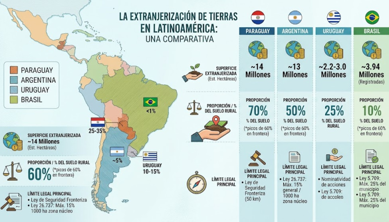 La extranjerización de la tierra en América Latina representa uno de los fenómenos socioeconómicos y territoriales más complejos del siglo XXI