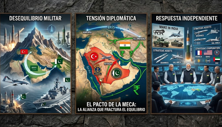 El Pacto de La Meca: La alianza trilateral que fractura la ecuación de seguridad de India