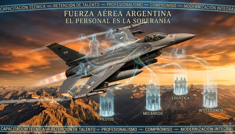 El mito del personal sobrante: por qué reducir la Fuerza Aérea es ignorancia técnica o vaciamiento deliberado
