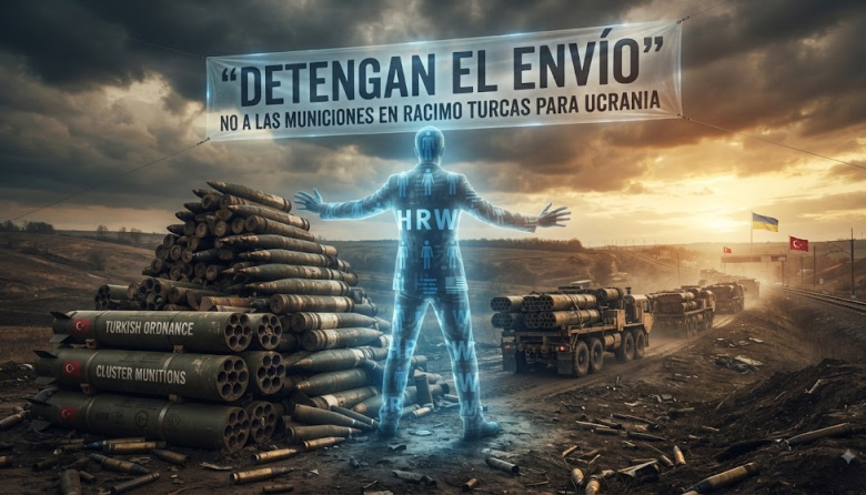HRW presiona al Congreso de EE. UU. para frenar una gigantesca venta de artillería y bombas de racimo turcas a Ucrania