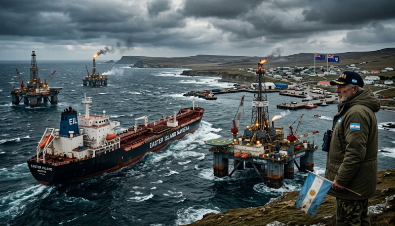 El silencio geopolítico y la logística del despojo: La naviera chilena que busca consolidar el saqueo petrolero en Malvinas