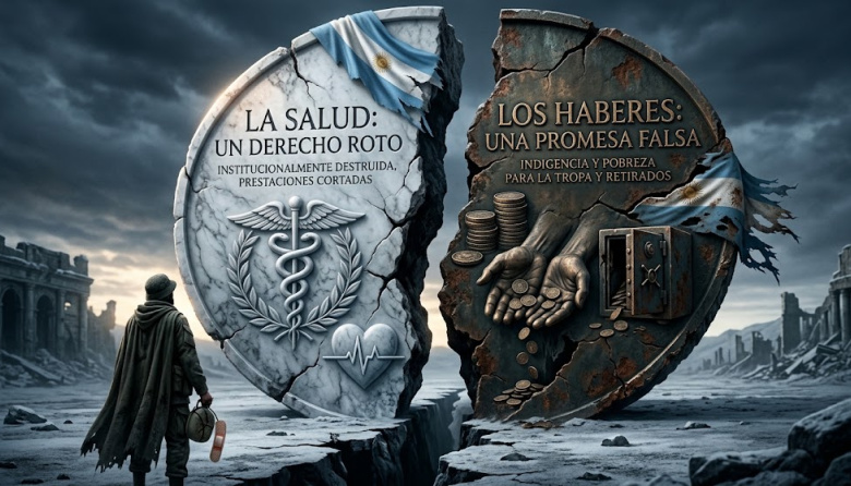 Haberes y Salud: Las dos caras de una misma moneda falsa en las Fuerzas Armadas
